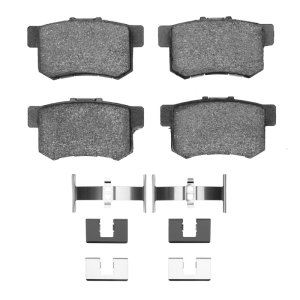 Acura CL Brake Pads - Rear - R1 Concepts - Semi Met - `97-`02